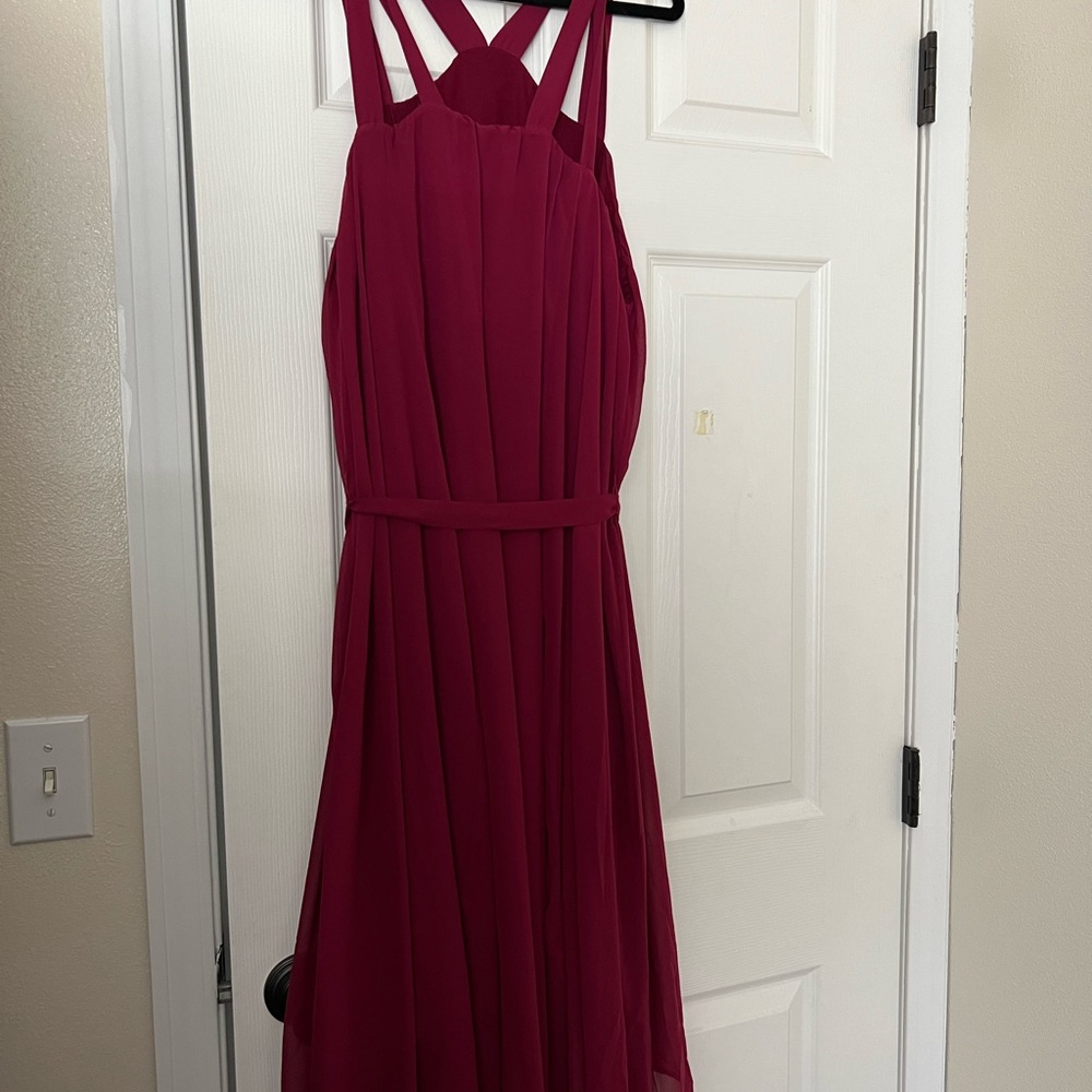 Torrid Burgundy Dress - Picture 2 of 3